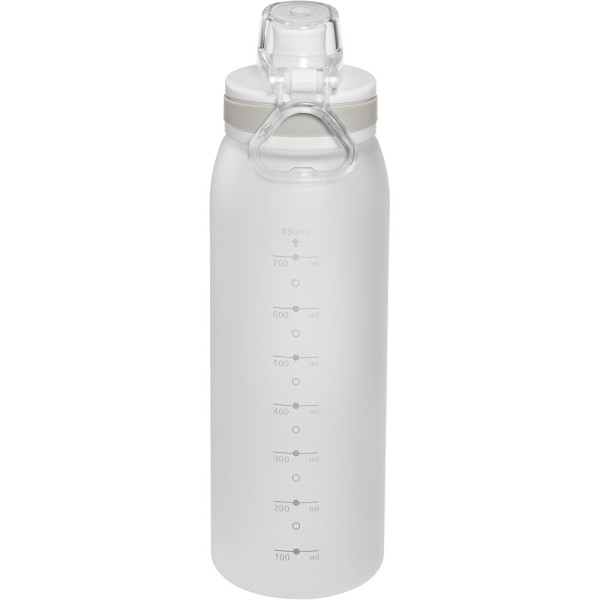 AQUA Stylische Tritantrinkflasche 900ml mit Trinkskala und Siebeinsatz