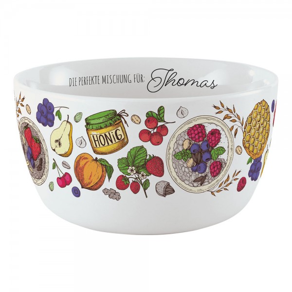 Frühstück Porzellanschale (Made in Germany)