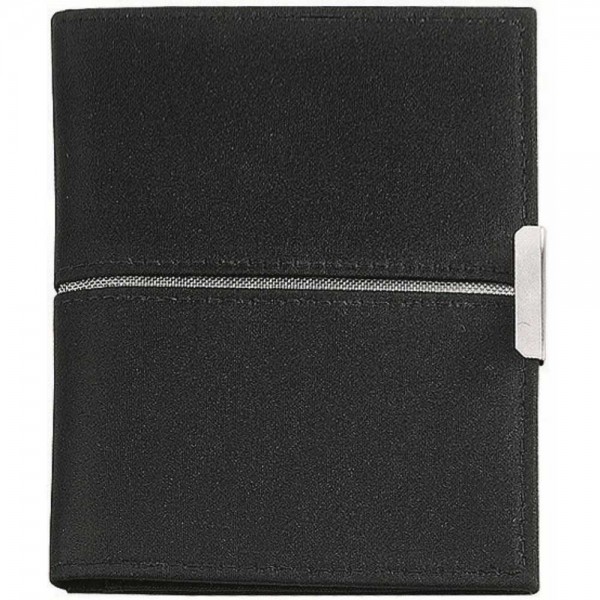 CreativDesign® Ausweistasche "SilverPaper" schwarz