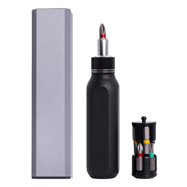 DIY1 Schraubendreherset mit Ratsche und 8 Bits