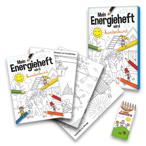 Malbuch Energie Set