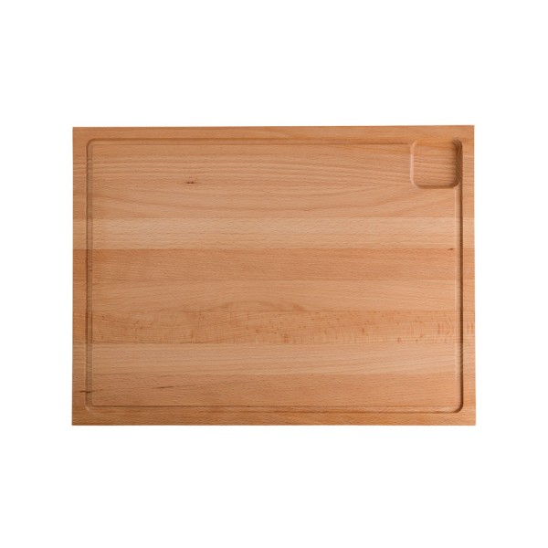 CHOP II Großes FSC Buchenschneidebrett mit Saftrinne Made in Europe