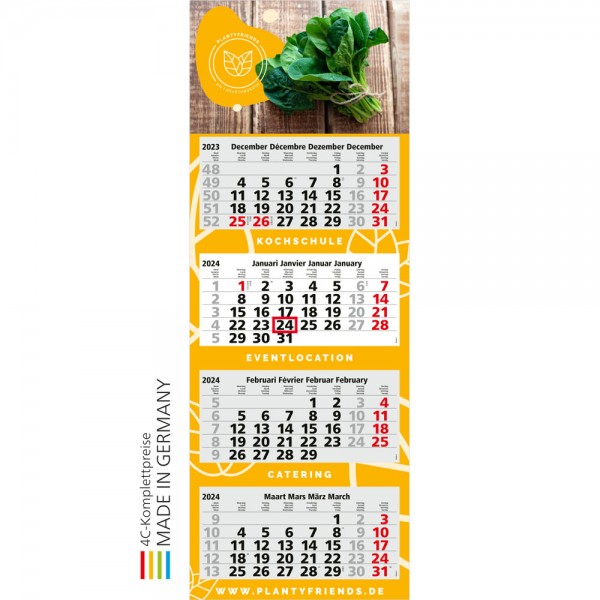 Quadro Light 4 bestseller inkl. 4C-Druck, Benelux