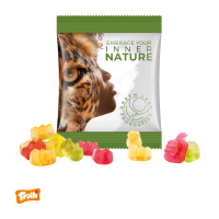 Minitüte, 84x70mm Folie, transparent Trolli Premium Bärchen, bunt gemischt Minitüte, 84x70mm Folie, transparent Trolli Premium Bärchen, bunt gemischt