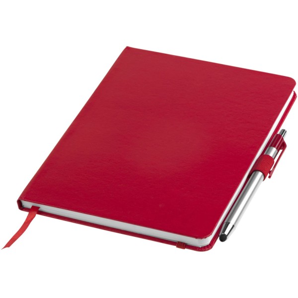 Crown A5 Notizbuch mit Stylus Kugelschreiber