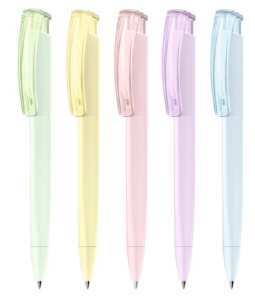 TRINITY K transparent GUM Druckkugelschreiber pastell