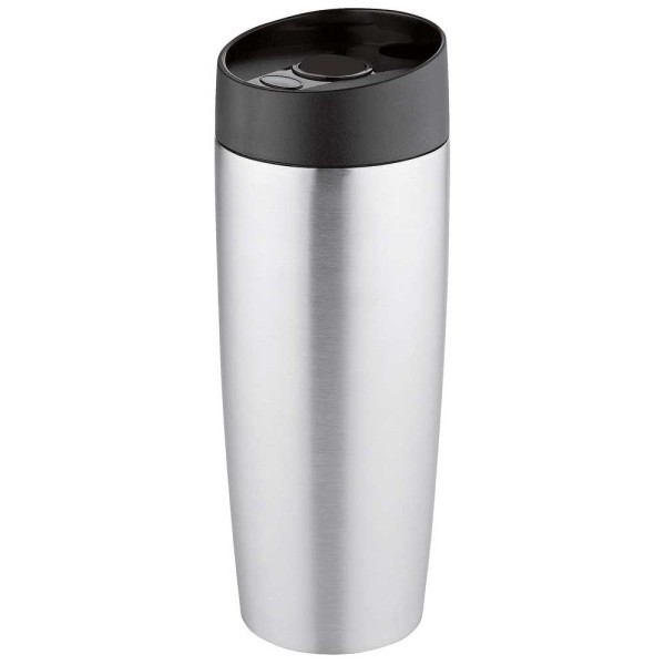 Metmaxx® Thermobecher "CremaExtensaMetallica" silber