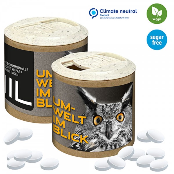 Papier-Werbedose mit Cool Ice