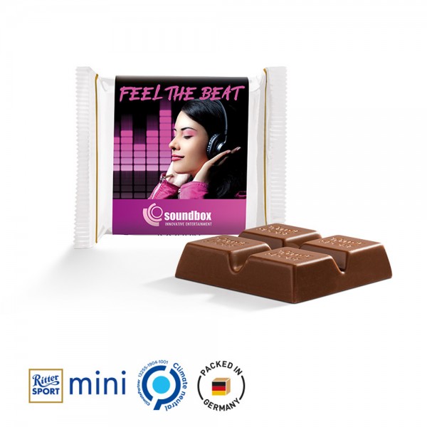 Ritter SPORT Mini aus weißem Papier Ritter SPORT Mini Joghurt