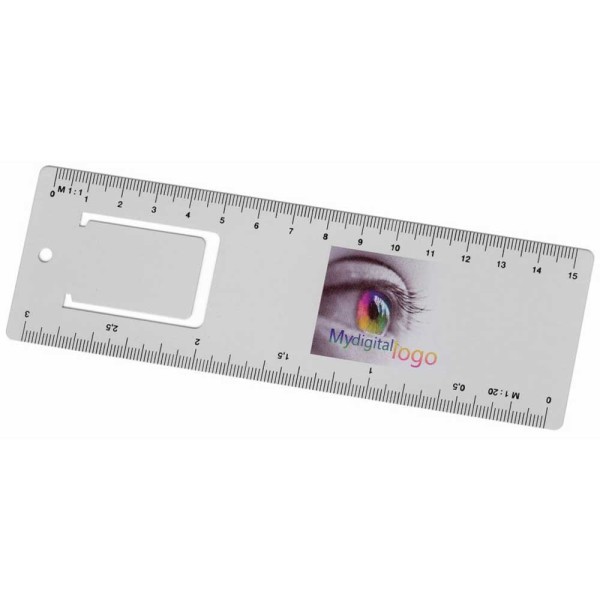 thanxx® Lineal "Mail@Metal" silber