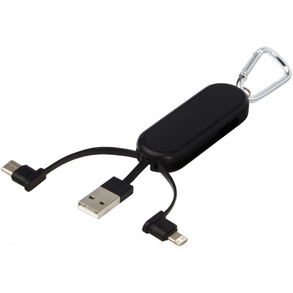 Gleam leuchtendes duales Ladekabel mit Karabiner