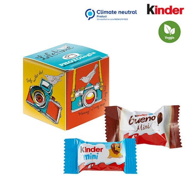 Mini Promo-Würfel m. kinder Mix
