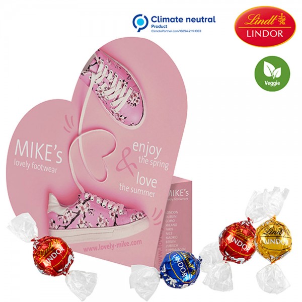 Konturen-Schachtel "Herz" Lindor
