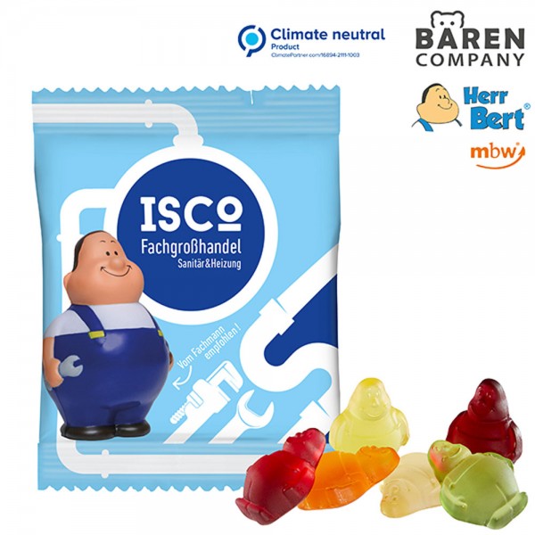 Herr Bert® - Fruchtgummi, konventionelle Folien & Farben