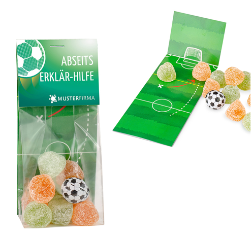 Naschbeutel Abseits-Erklär-Hilfe abbaubar