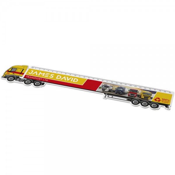 Tait 30 cm LKW-förmiges Lineal aus Recycling-Kunststoff