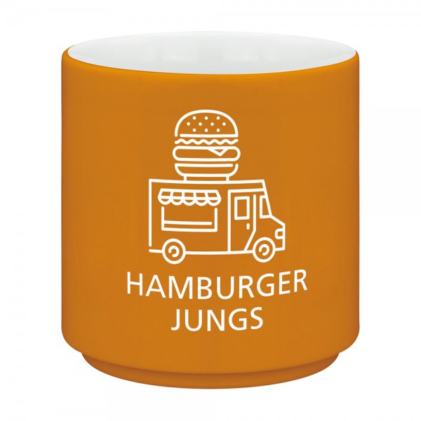 Porzellanbecher Hamburg ohne Henkel(Made in EU)