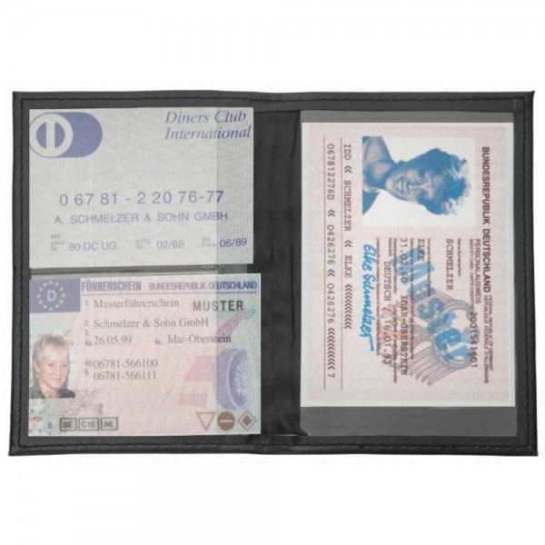 CreativDesign® Führerscheintasche "DesignLine" schwarz