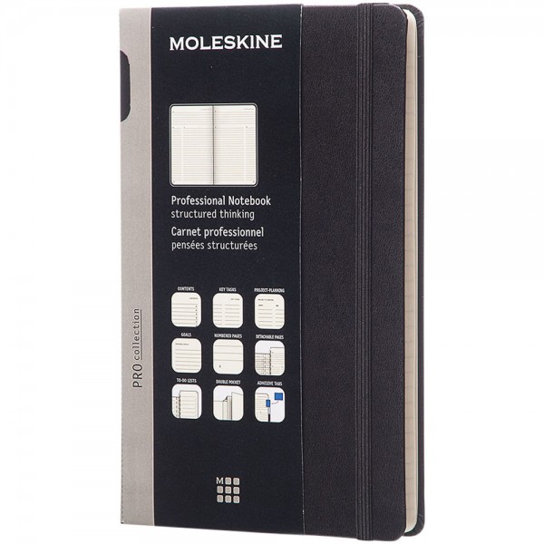 Moleskine Pro Hardcover Notizbuch L
