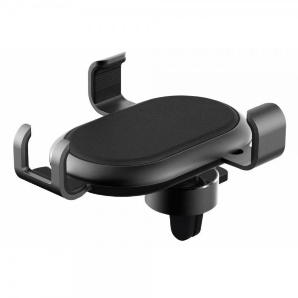 Metmaxx® Wireless Charger "Hold'nGravityCharge" 10 Watt Fast Charge schwarz