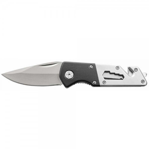 Metmaxx® Outdoormesser "MyTool" schwarz/silber
