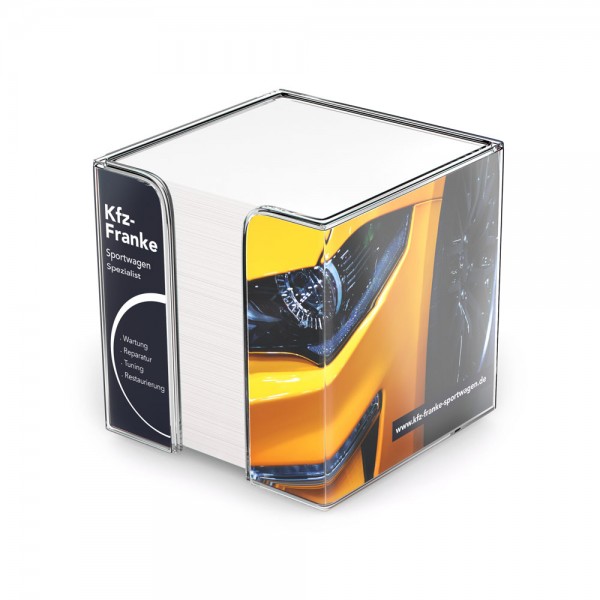 Memo-Box Kunststoff inkl. 4C-Druck