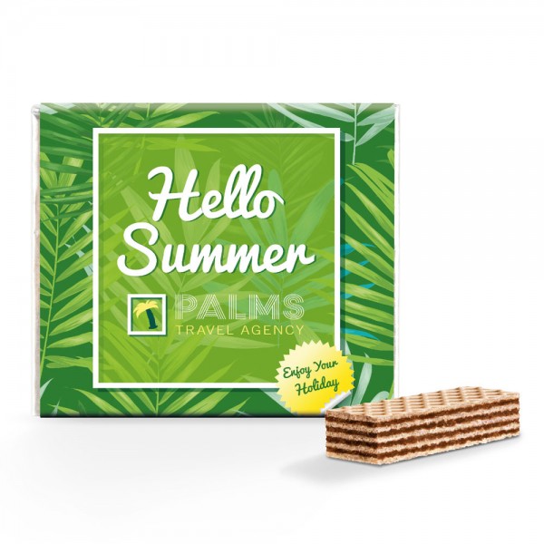 Manner Original Werbeschuber aus weißem Karton