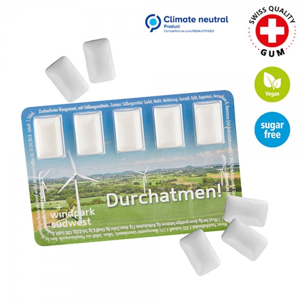 Smart Card mit Kaugummi