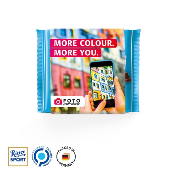 Ritter SPORT 100g Werbeschuber