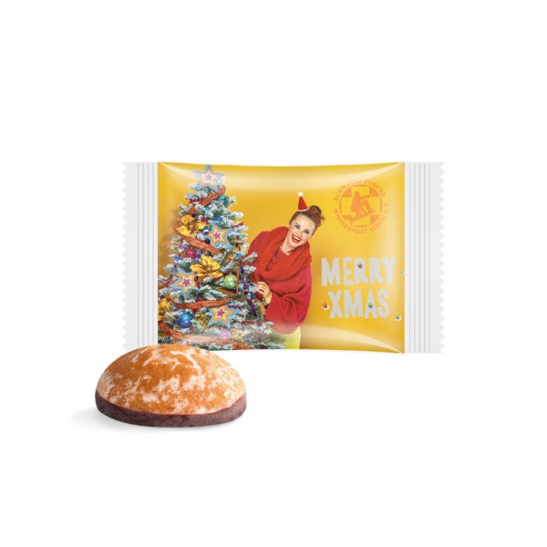 Lebkuchen Mini Folie, weiß Bahlsen Lebkuchen Mini mit Schokoladenboden