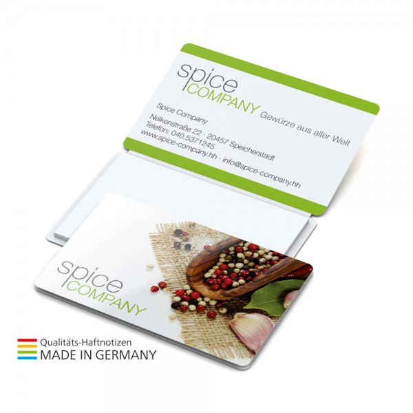 Multi-Card Haftnotiz White bestseller, Sotcover gloss
