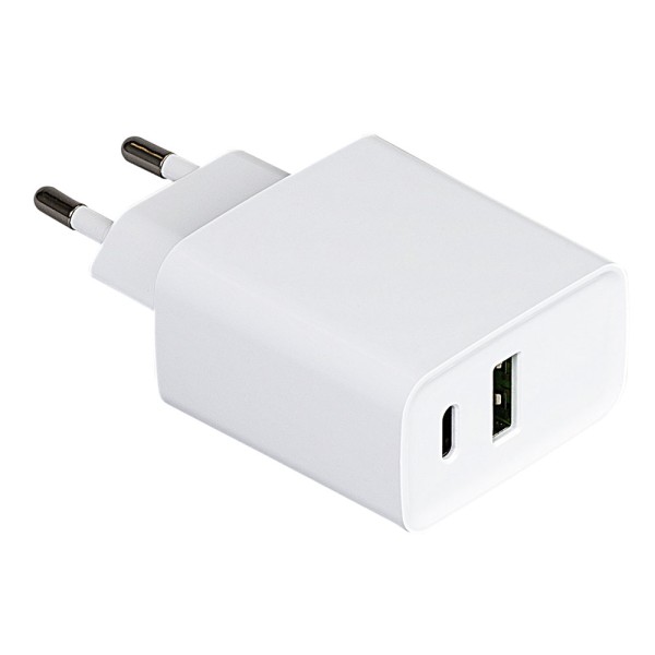 Ladegerät mit 20W Power Delivery und Quick Charge für USB-A und USB-C