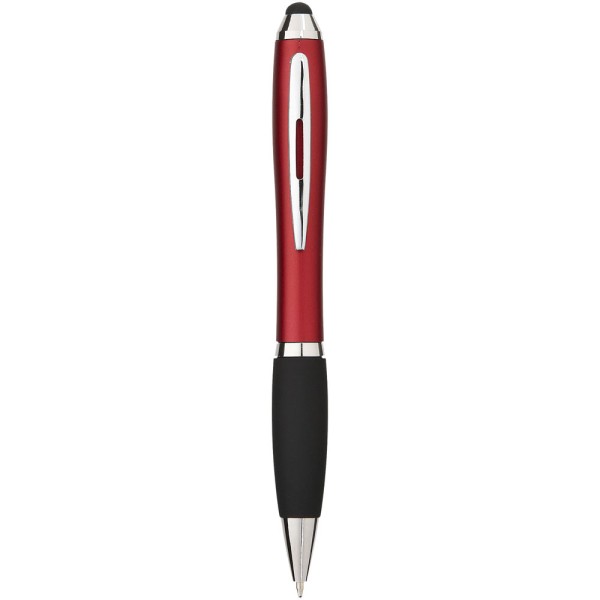 Nash Stylus bunter Kugelschreiber mit schwarzem Griff