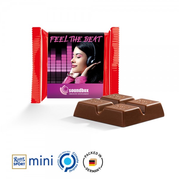 Ritter SPORT Mini aus weißem Papier Ritter SPORT Mini Marzipan